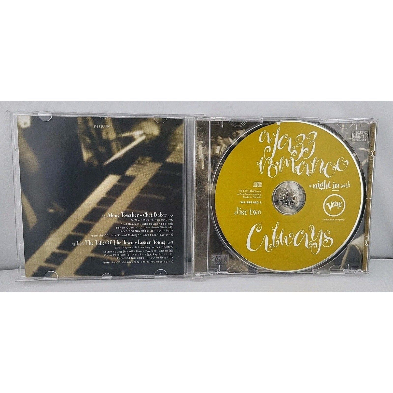 Always - Disc 2 - A Jazz Romance... A Night In The Verve CD