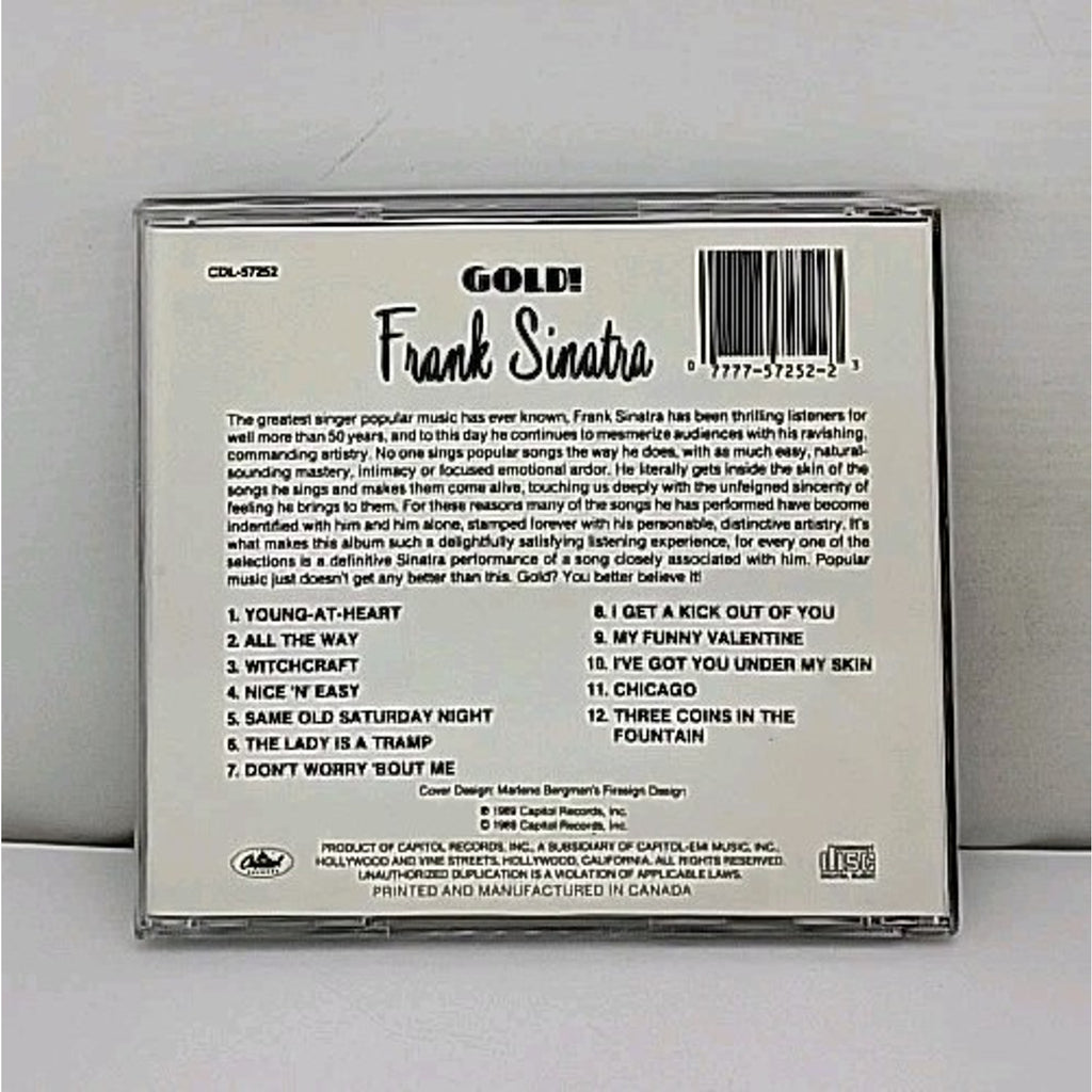 Gold! Frank Sinatra Classic Songs Classic Performances Audio CD