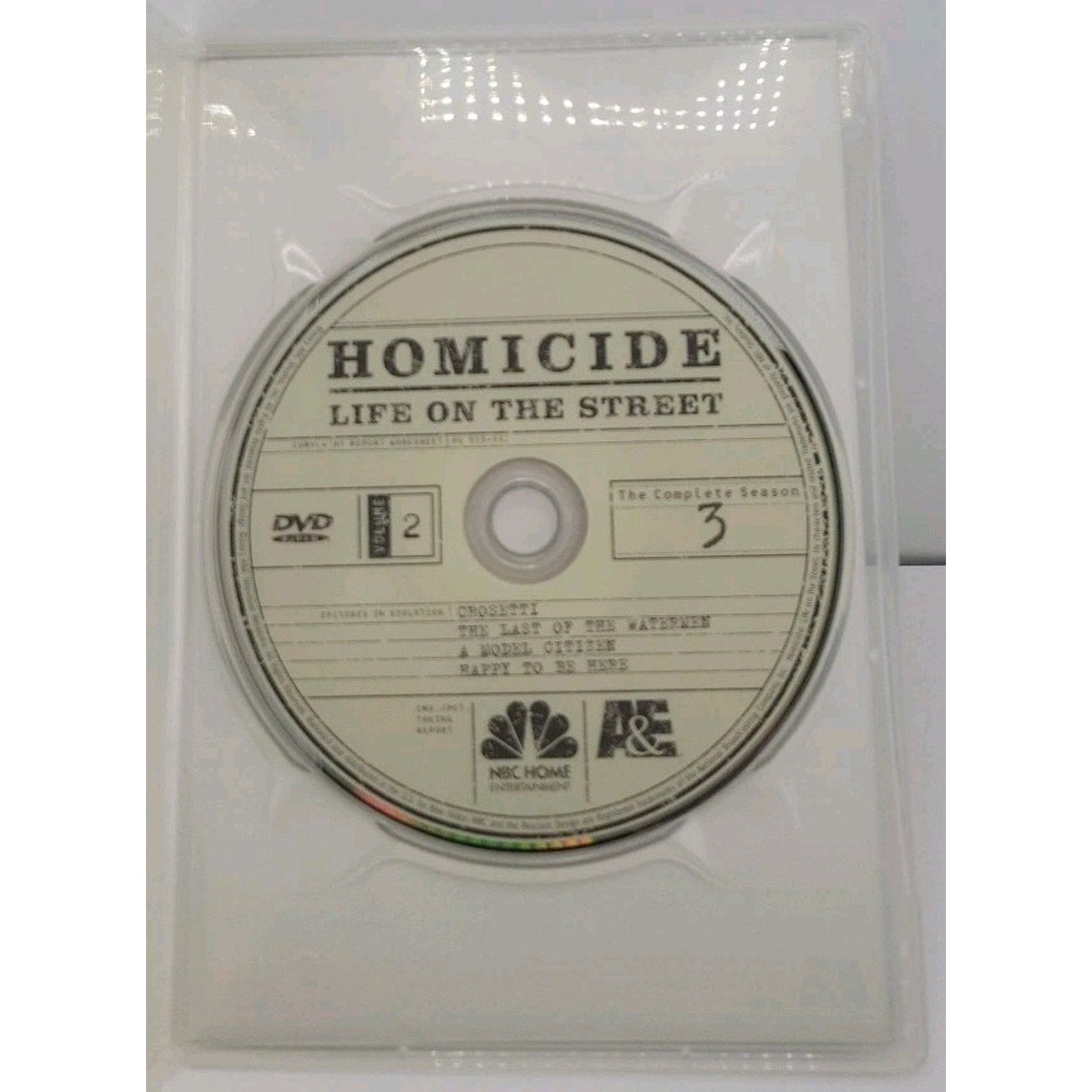 Homicide-Life on the Street: Season 3 (DVD, Vol. 2, 1994)