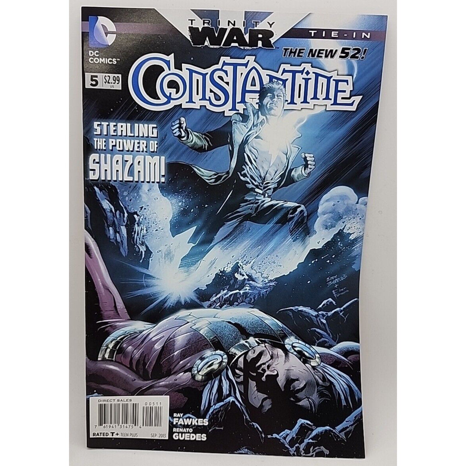 DC Comics Constantine Stealing The Power Of Shazam - The New 52 #5