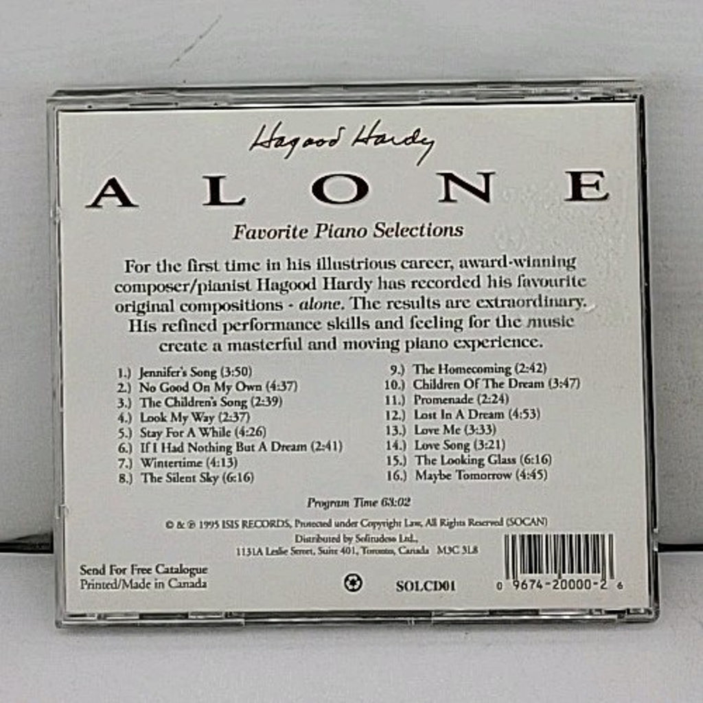 Alone by Hagood Hardy (CD, 1995)