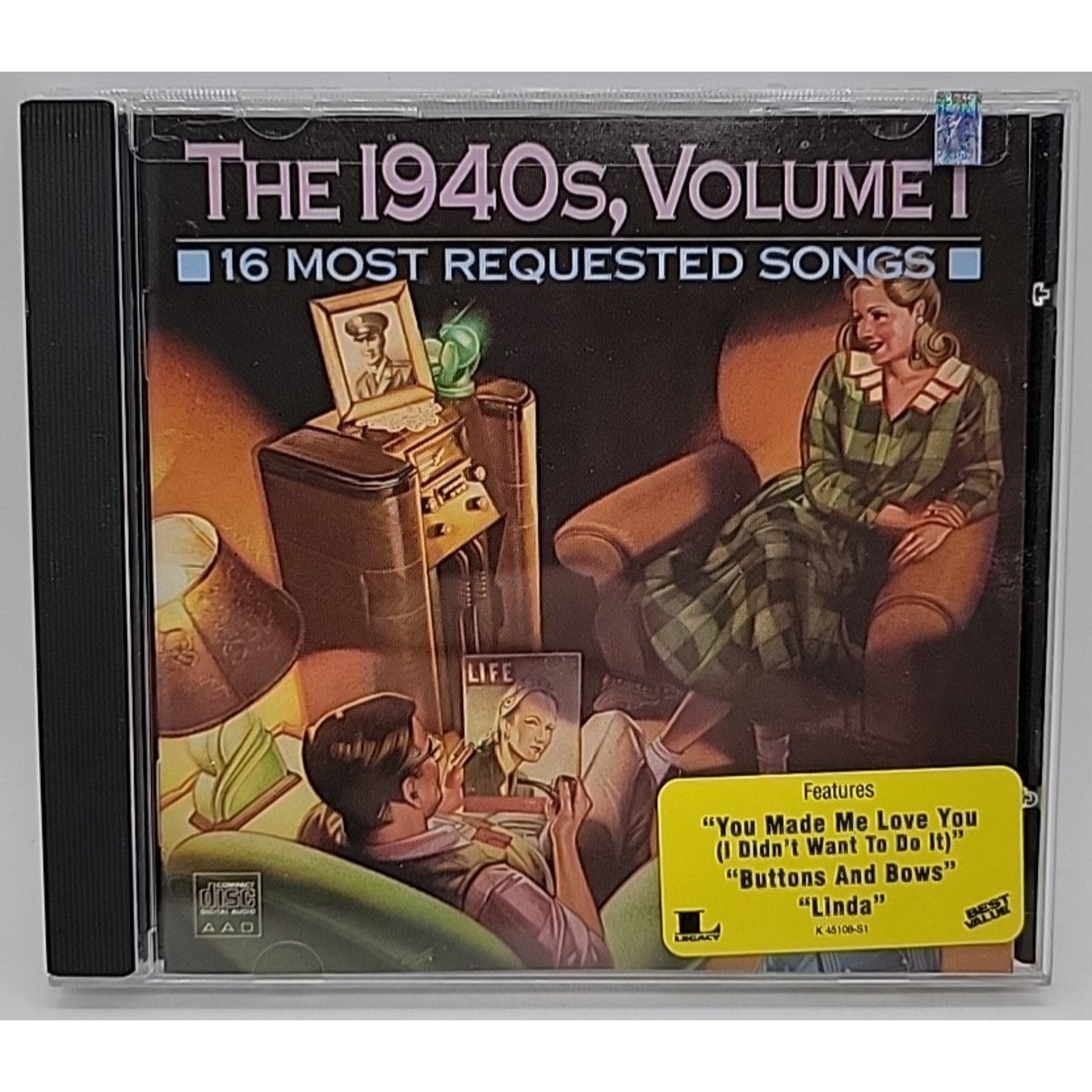 Vol. 1-1940's 16 Most Requested Songs by Various (CD, 1989)