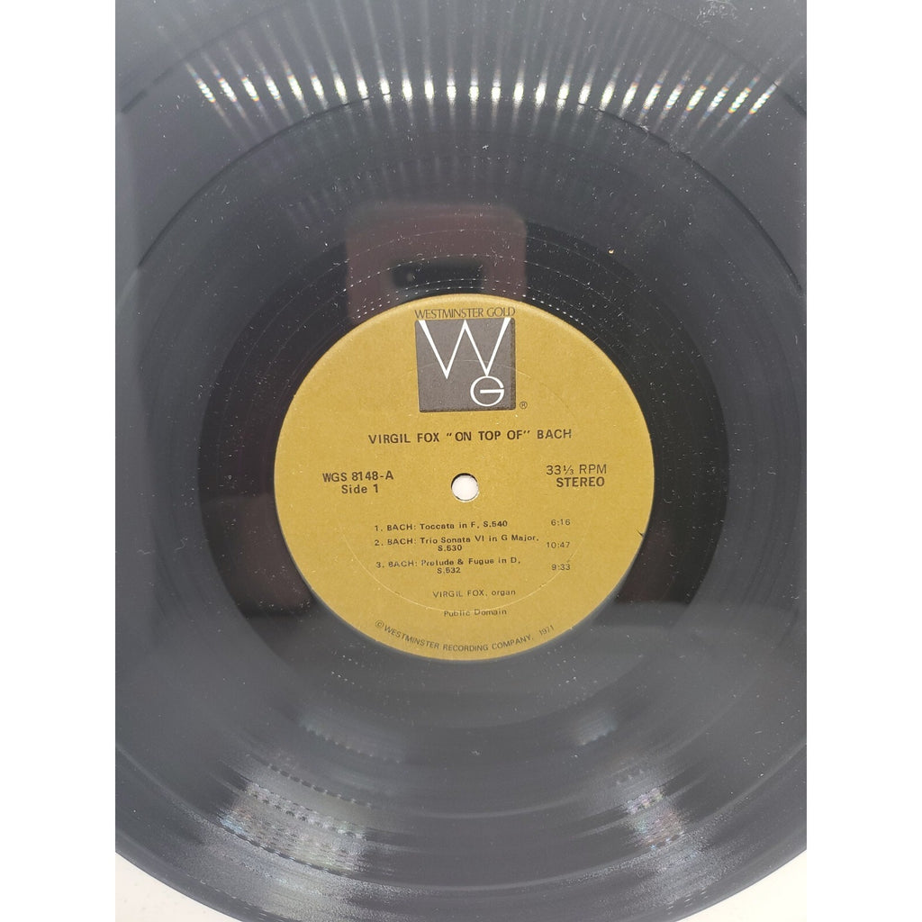Virgil Fox "On Top Of" Bach Westminster (Record)
