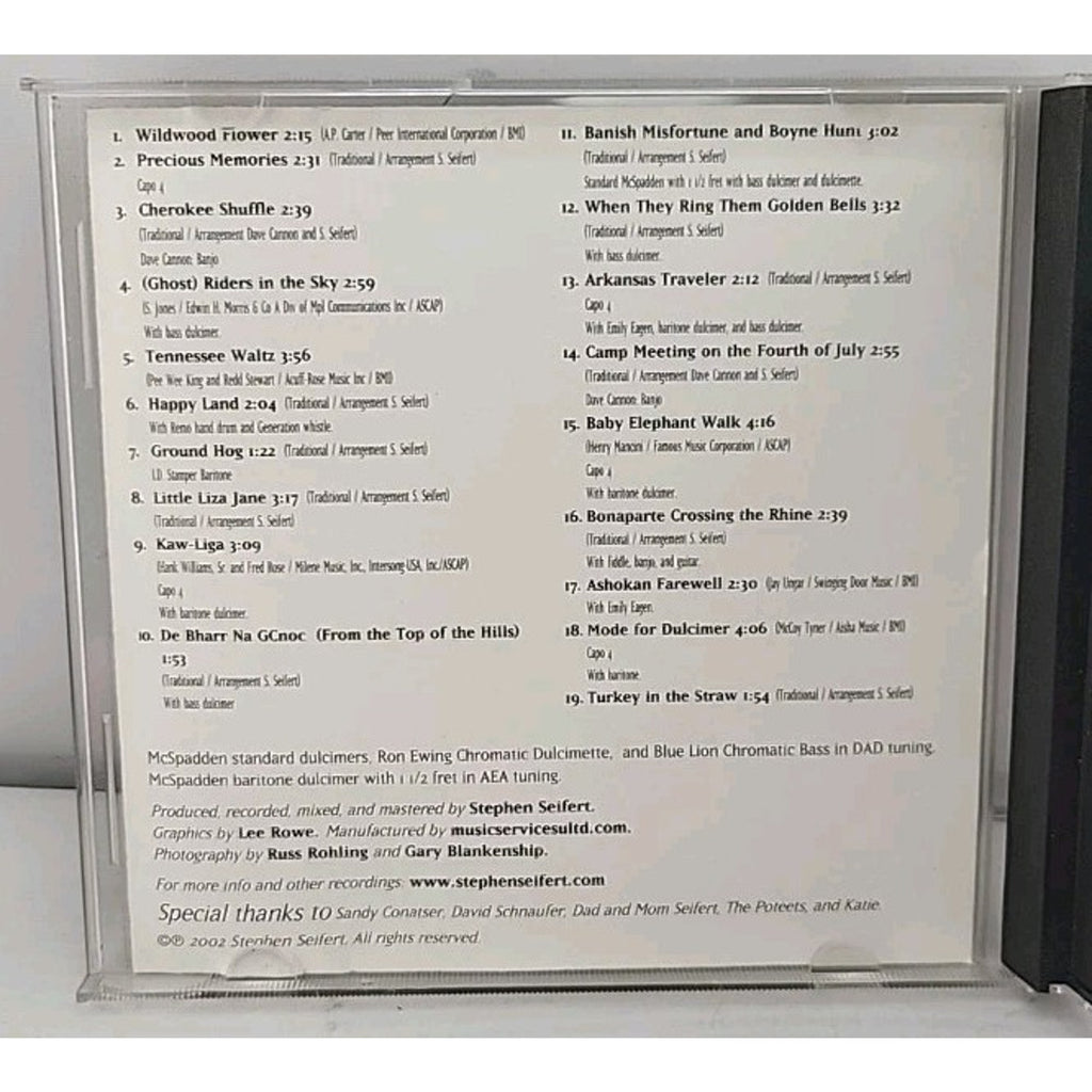 Stephen Seifert - Mode For Dulcimer CD