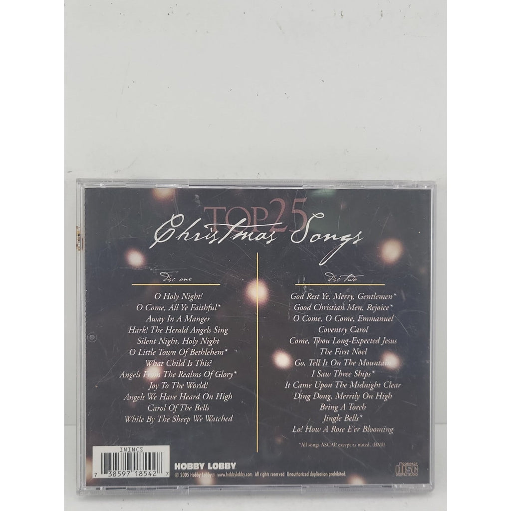 Top 25 Christmas Songs CD