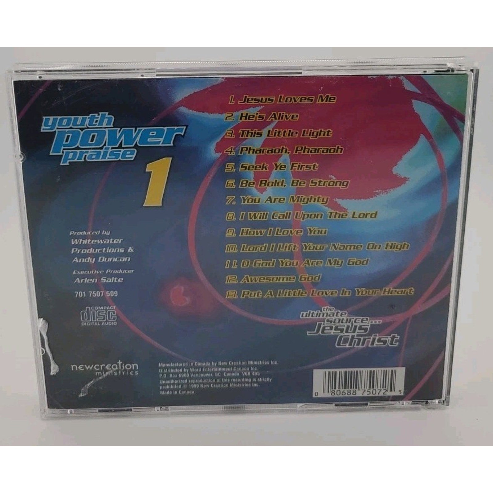 Youth Power Praise 1 - New Creation Ministries (CD)