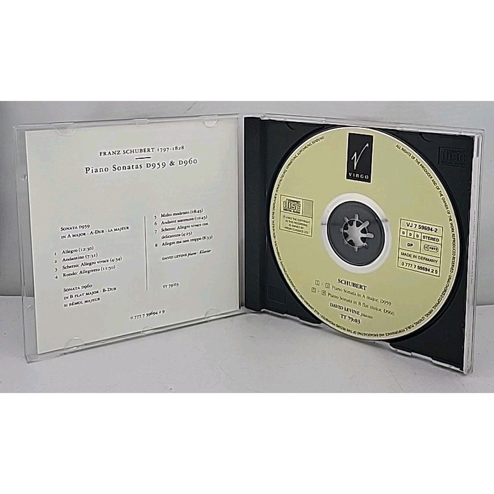 Schubert: Piano Sonatas D 959 by Schubert: Piano Sonatas D 959 (CD, 2008)