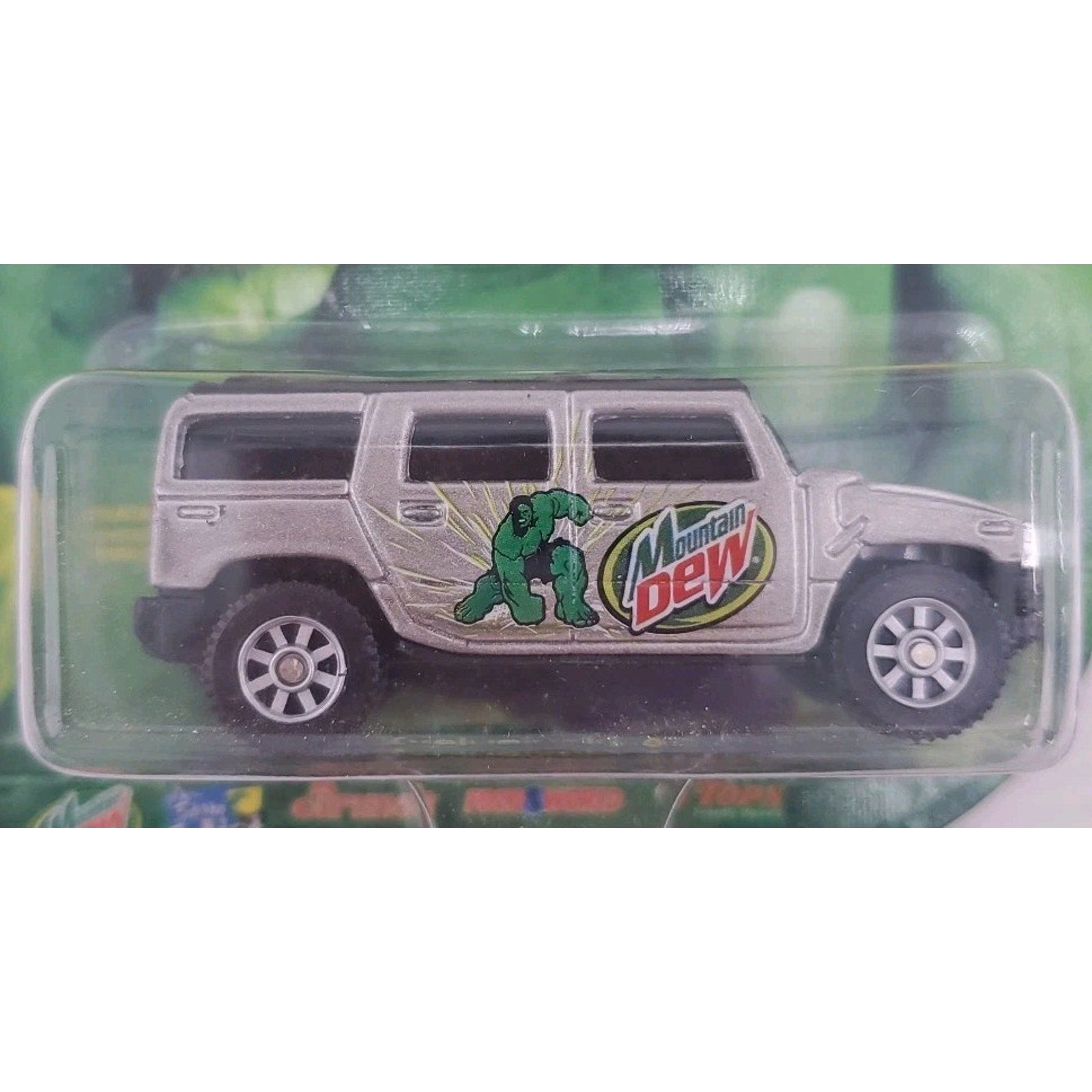 Hulk Hummer H2 Limited ED Sierra Mist Mountain Dew Die Cast Silver