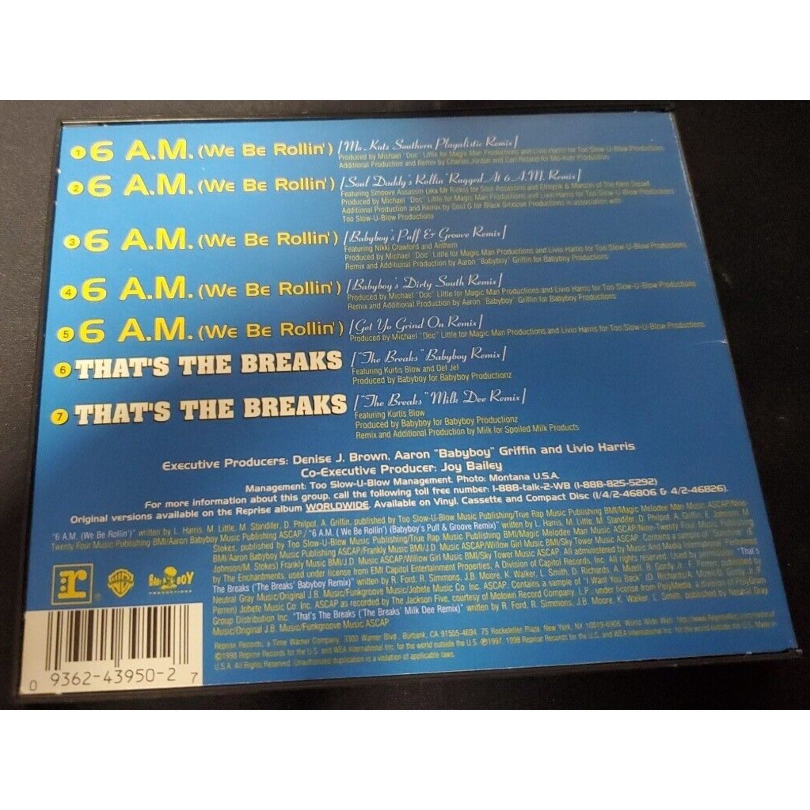 6 AM [#1] [Maxi Single] by Nadanuf (CD, Mar-1998, Reprise)