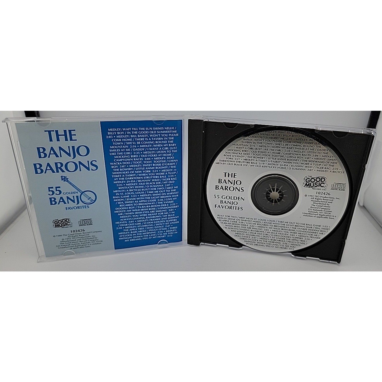 The Banjo Barons 55 Golden Banjo Favorites (1992, CD)
