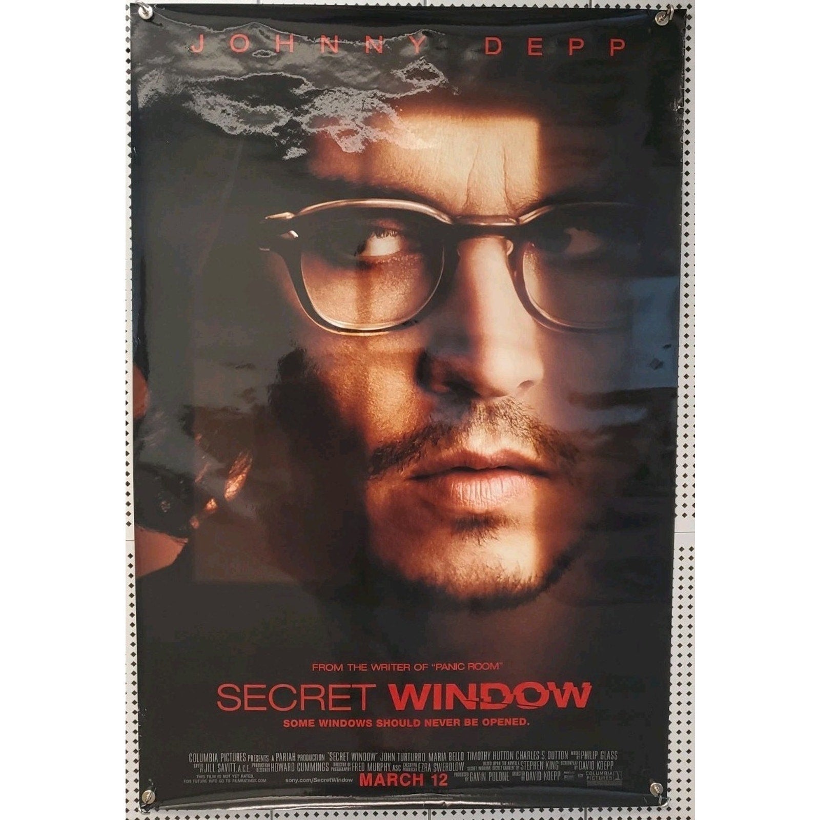 Secret Window 2004 Double Sided Original Movie Poster 27"x40"