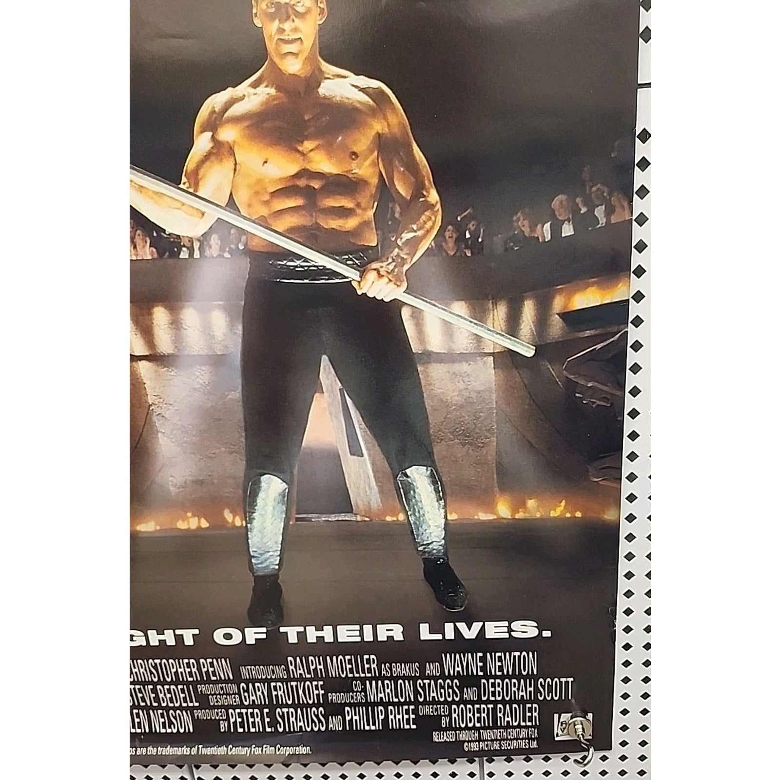 Best of the Best 2 Movie Poster 1993 Eric Roberts 27”x40” Martial Arts Taekwondo