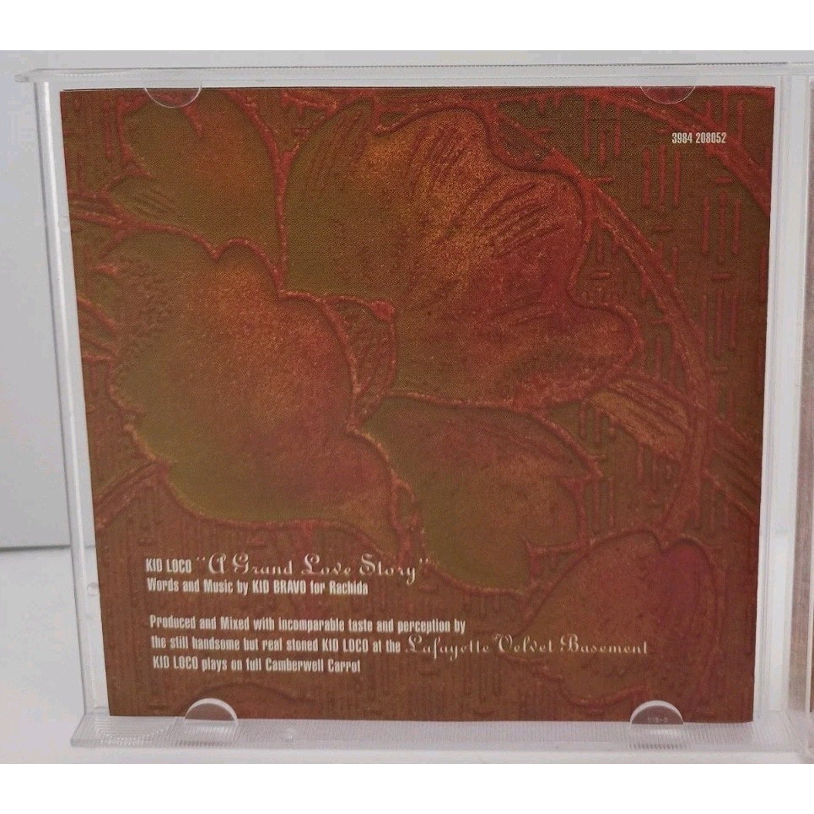 A Grand Love Story CD By Kid Loco