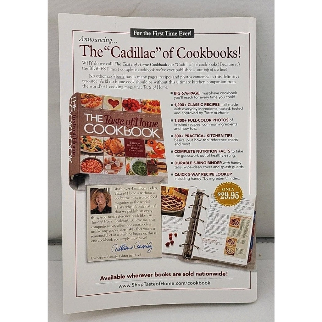 Taste Of Home Slow Cooker 76 Family Classics 2006 Recipe Book