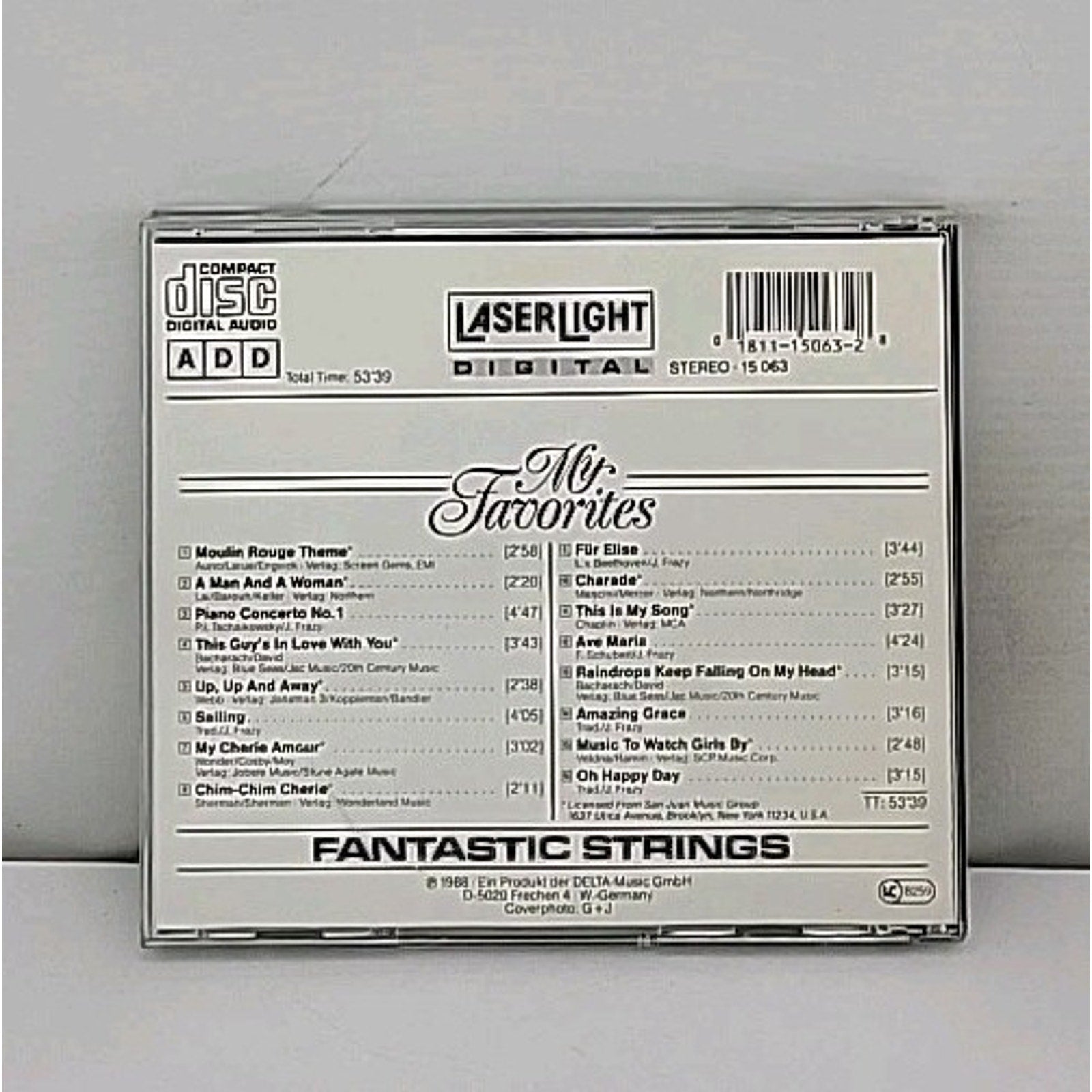My Favorites, Vol. 2 by Fantastic Strings (CD, Oct-1991, Laserlight)