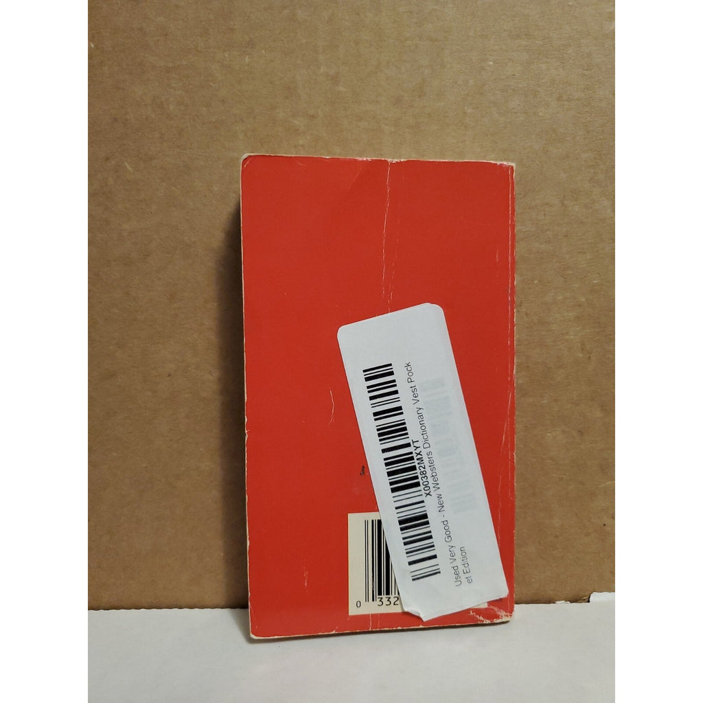Webster Vest Pocket Dictionary