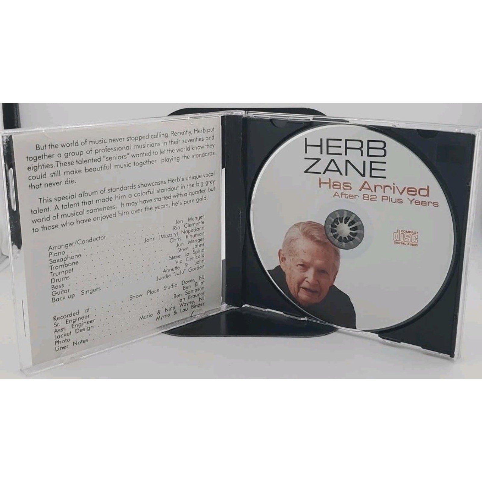 Herb Zane Has Arriver After 82 Plus Years CD