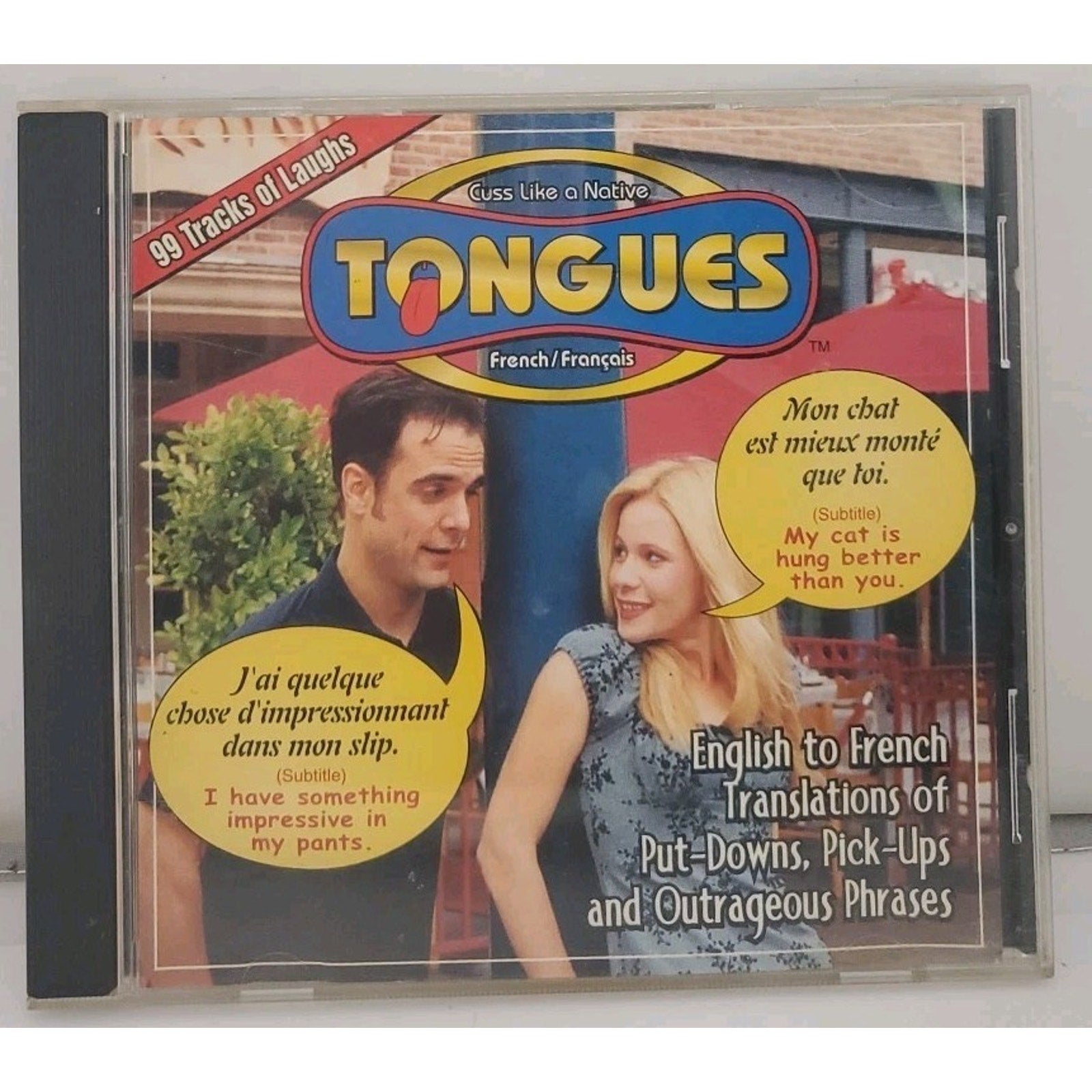 Cuss Like A Native Tongues (CD 2000) English to French 99 Tracks of Party Fun