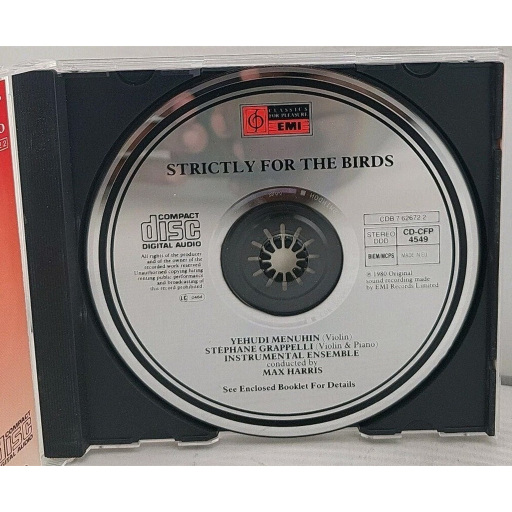 Strictly for the Birds by Stéphane Grappelli (CD, 1989)
