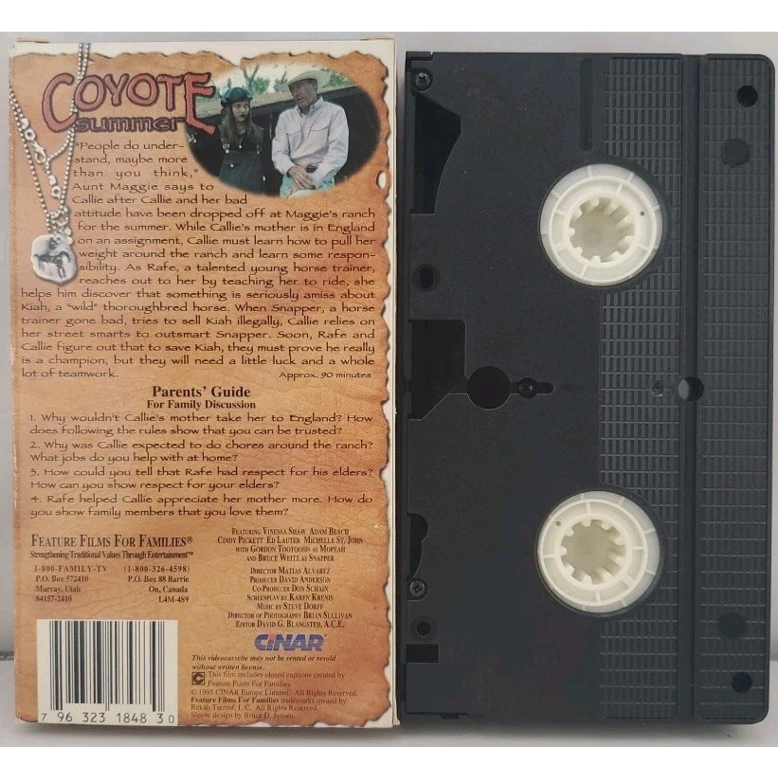 Feature Films for Families VHS Coyote Summer 1995