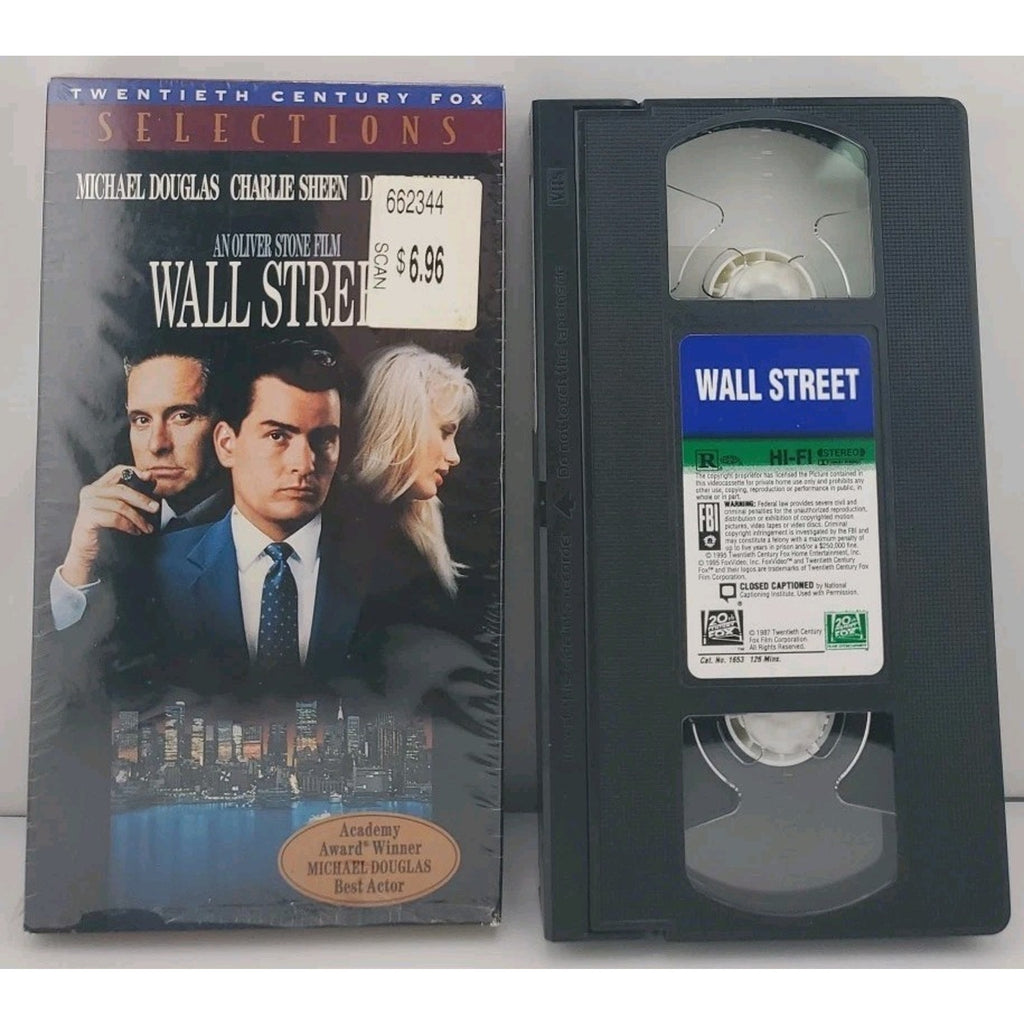 Wall Street (VHS, 1996) *Brand New*