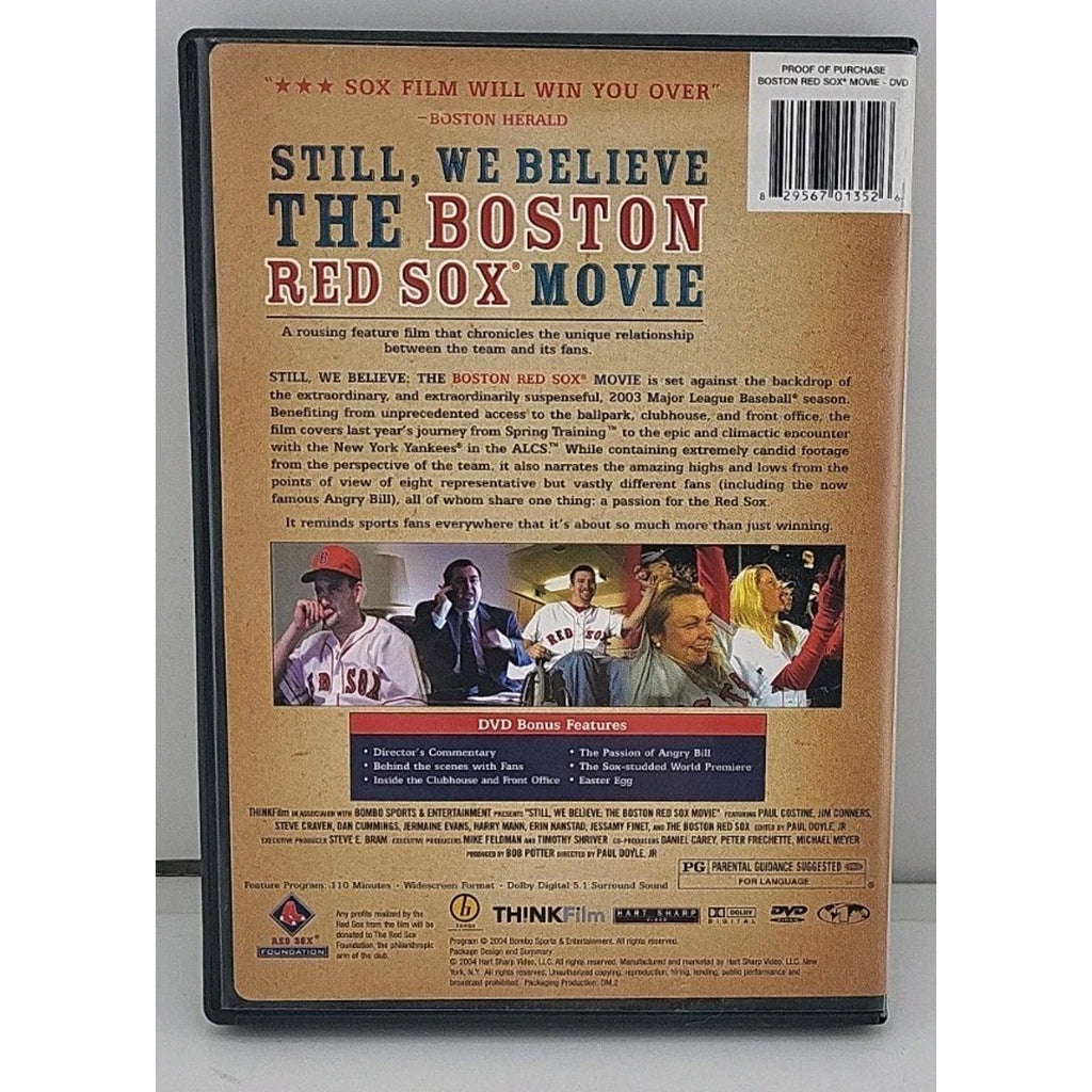 Still We Believe Boston Red Sox Movie (DVD, 2004)