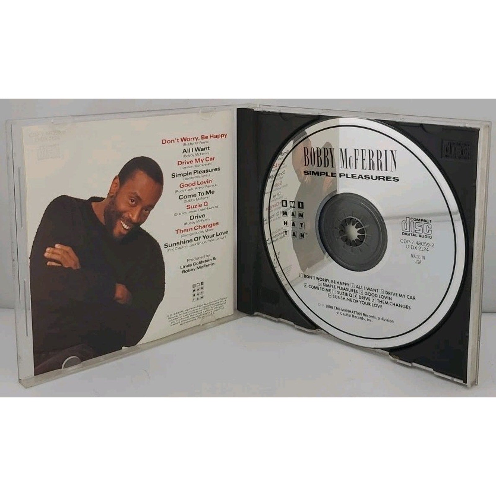 Simple Pleasure by Bobby Mcferrin (CD, 1990)