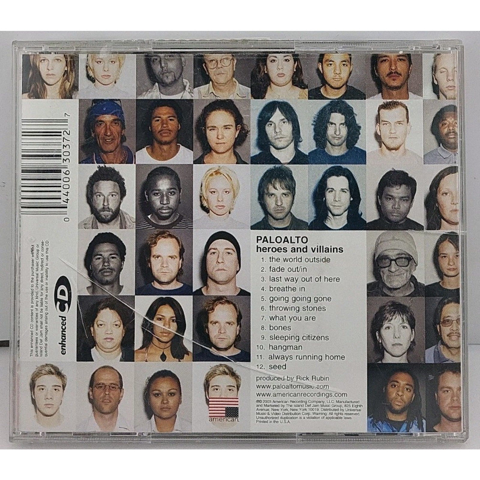 Heroes & Villains by Paloalto (CD, 2003)