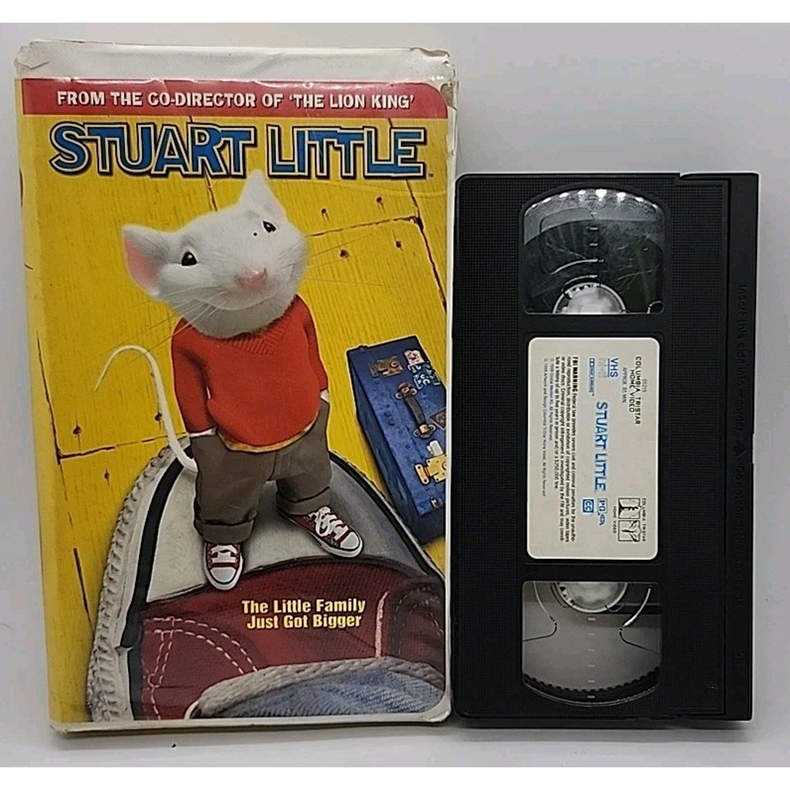 Stuart Little (VHS, 2000, Clamshell Case Closed Captioned)