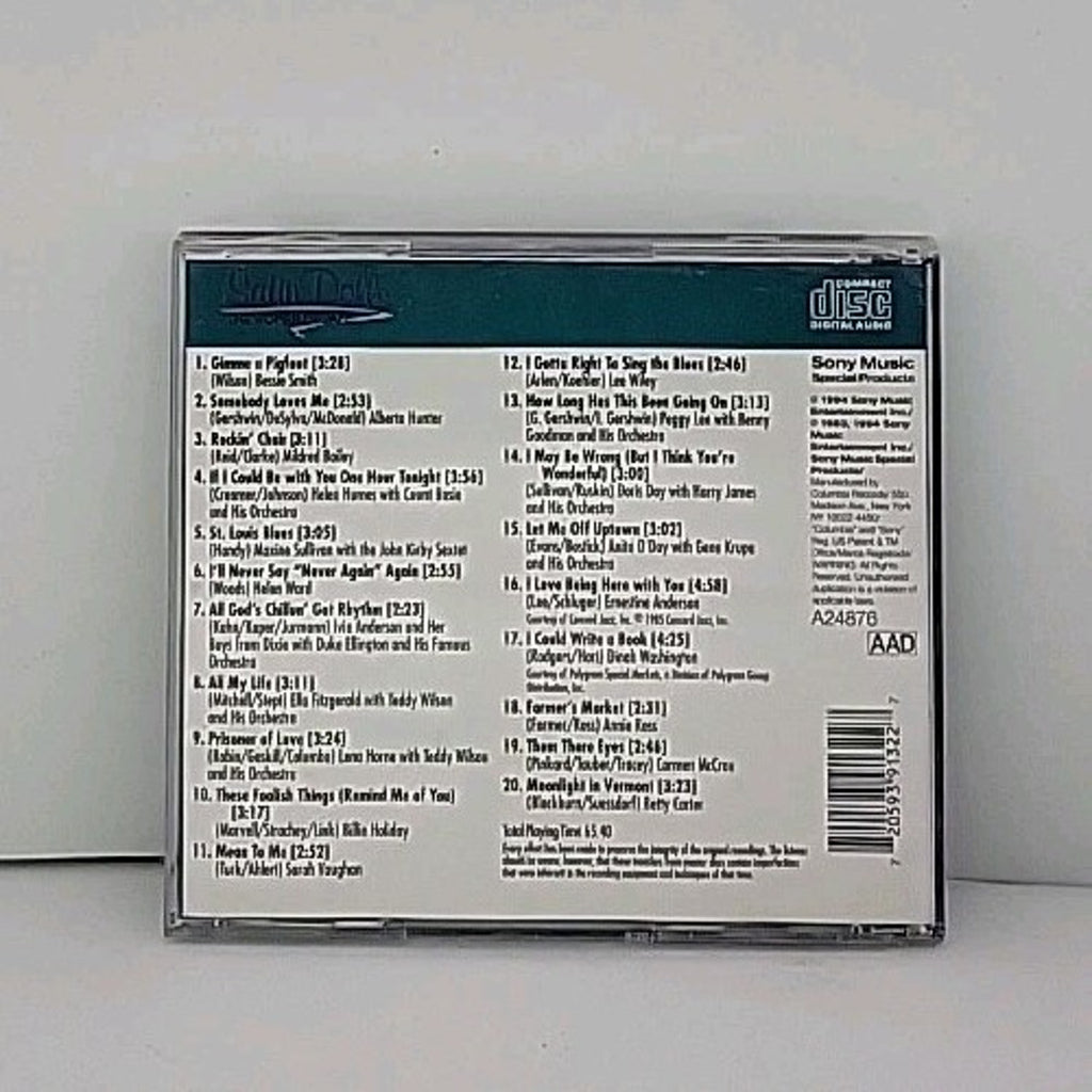 Satin Dolls The Women Of Jazz Savoy Sony Music 1994 CD Jazz