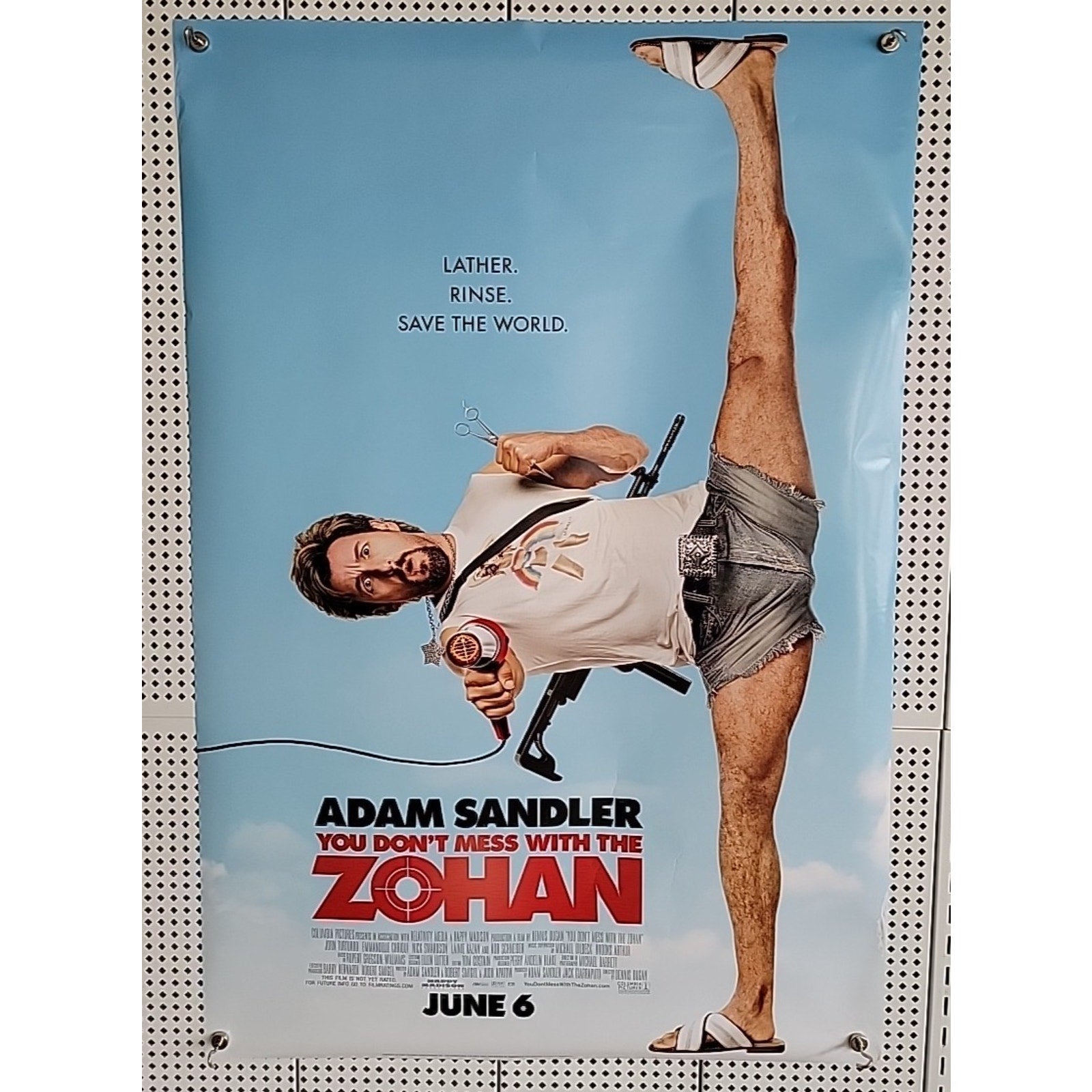You Don't Mess with the Zohan 2008 Double Sided Original Movie Poster 27"x40"