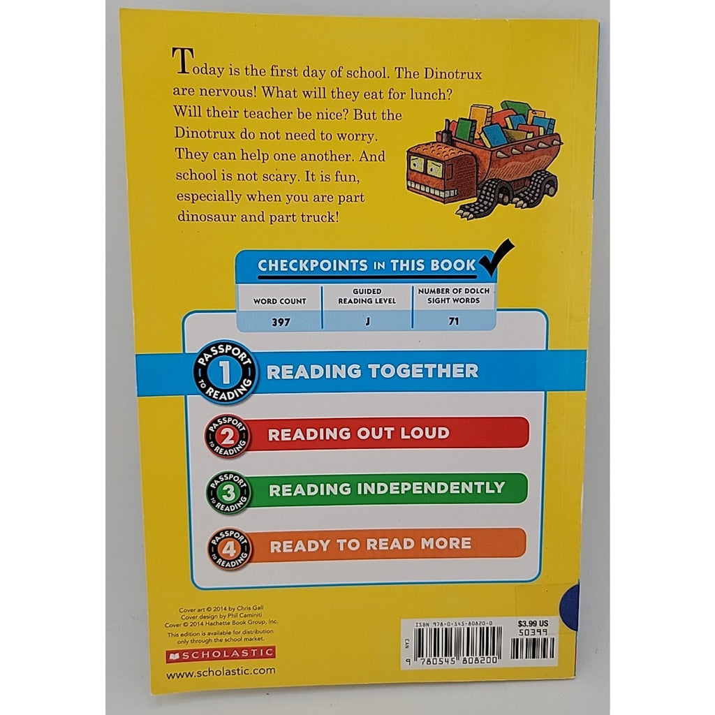Dinotrux Go to School Picture Book Chris Gall
