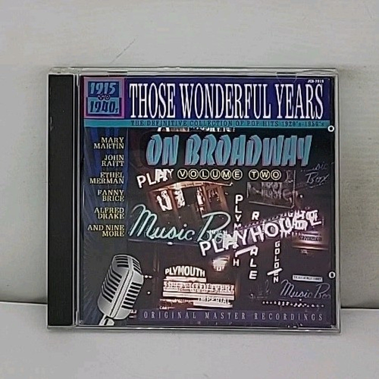 Those Wonderful Years: on Broadway V.2 by Various Artists (CD, May-1995, JCI...