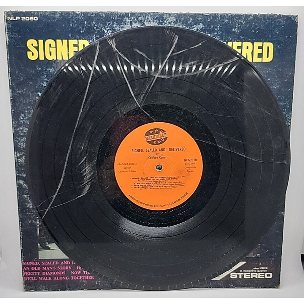 Cowboy Copas "Signed, Sealed & Delievered" Nashville NLP-2050 (Record)