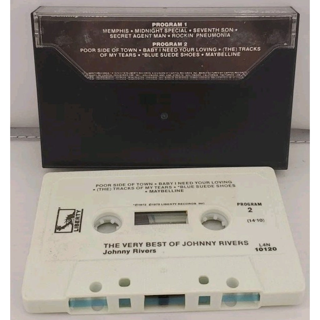 The Very Best of Johnny Rivers by Johnny Rivers (Cassette, Aug-1988, EMI...