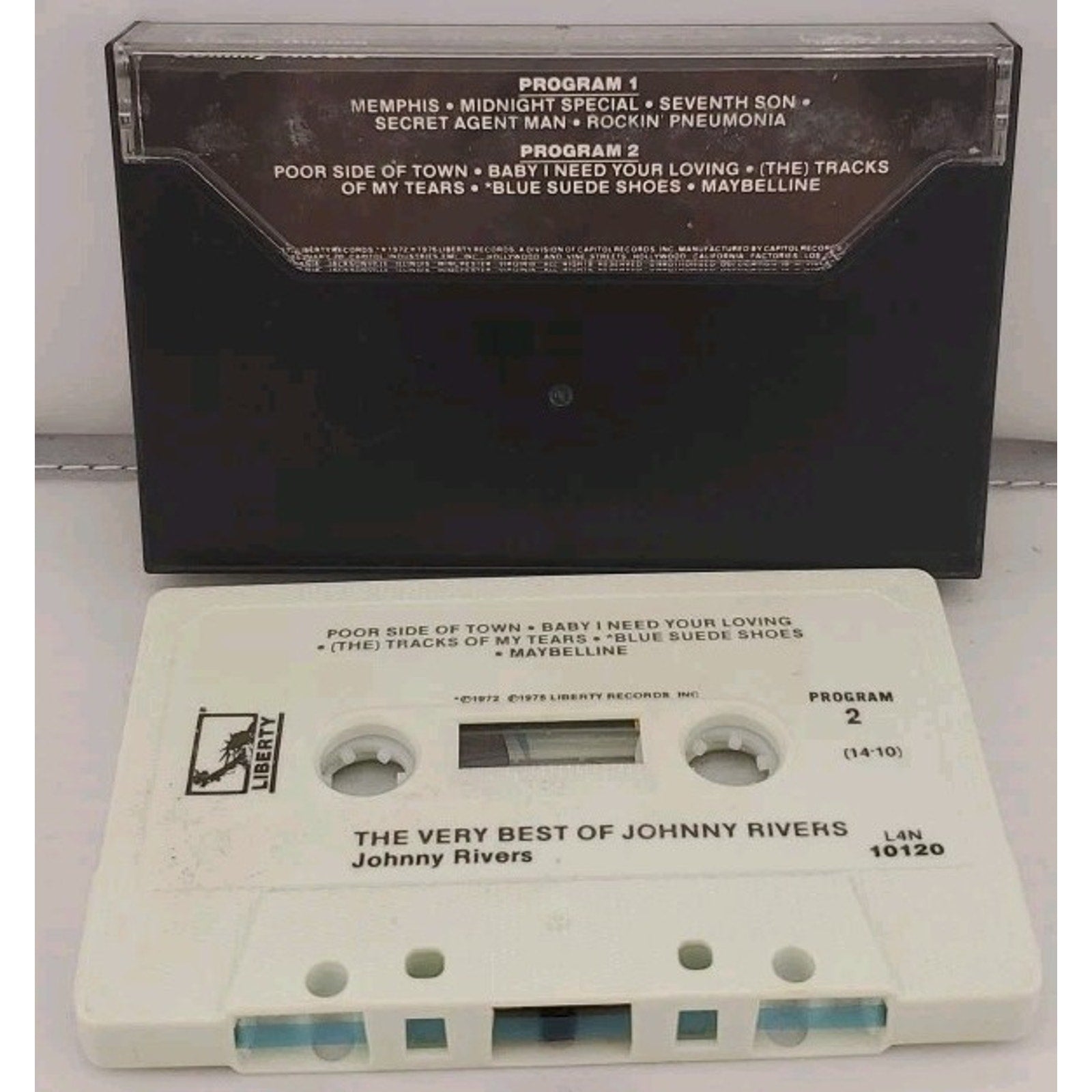 The Very Best of Johnny Rivers by Johnny Rivers (Cassette, Aug-1988, EMI...
