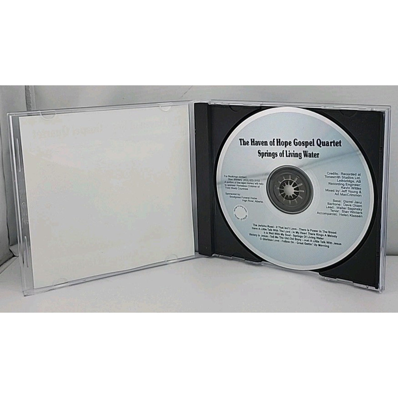The Haven Of Hope Gospel Quartet - Springs Of Living Water CD