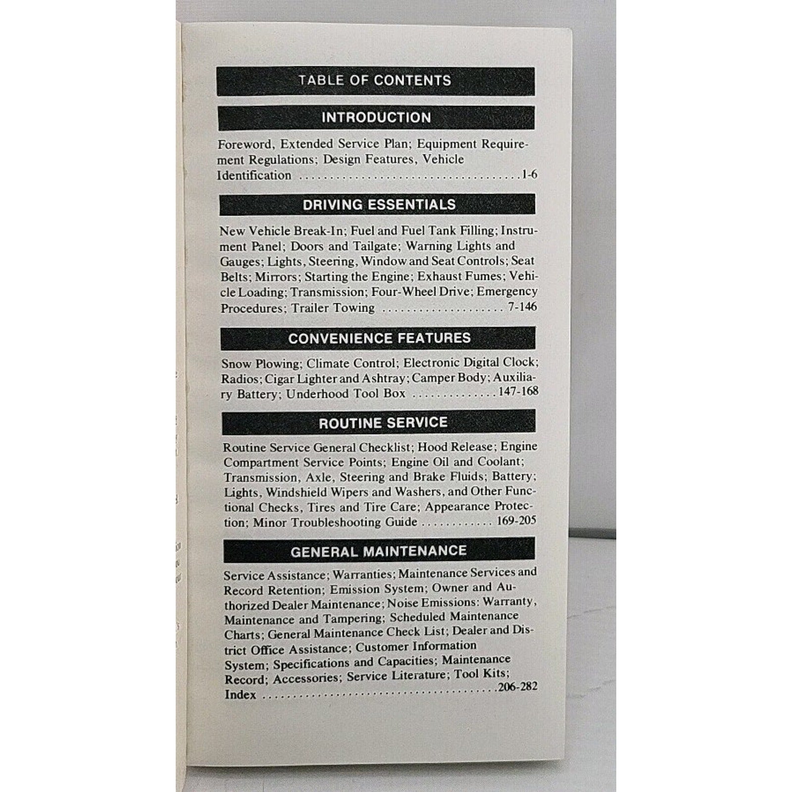 1981 Ford Trucks 100 Thru 350 Series Factory Original Owner’s Guide Manual