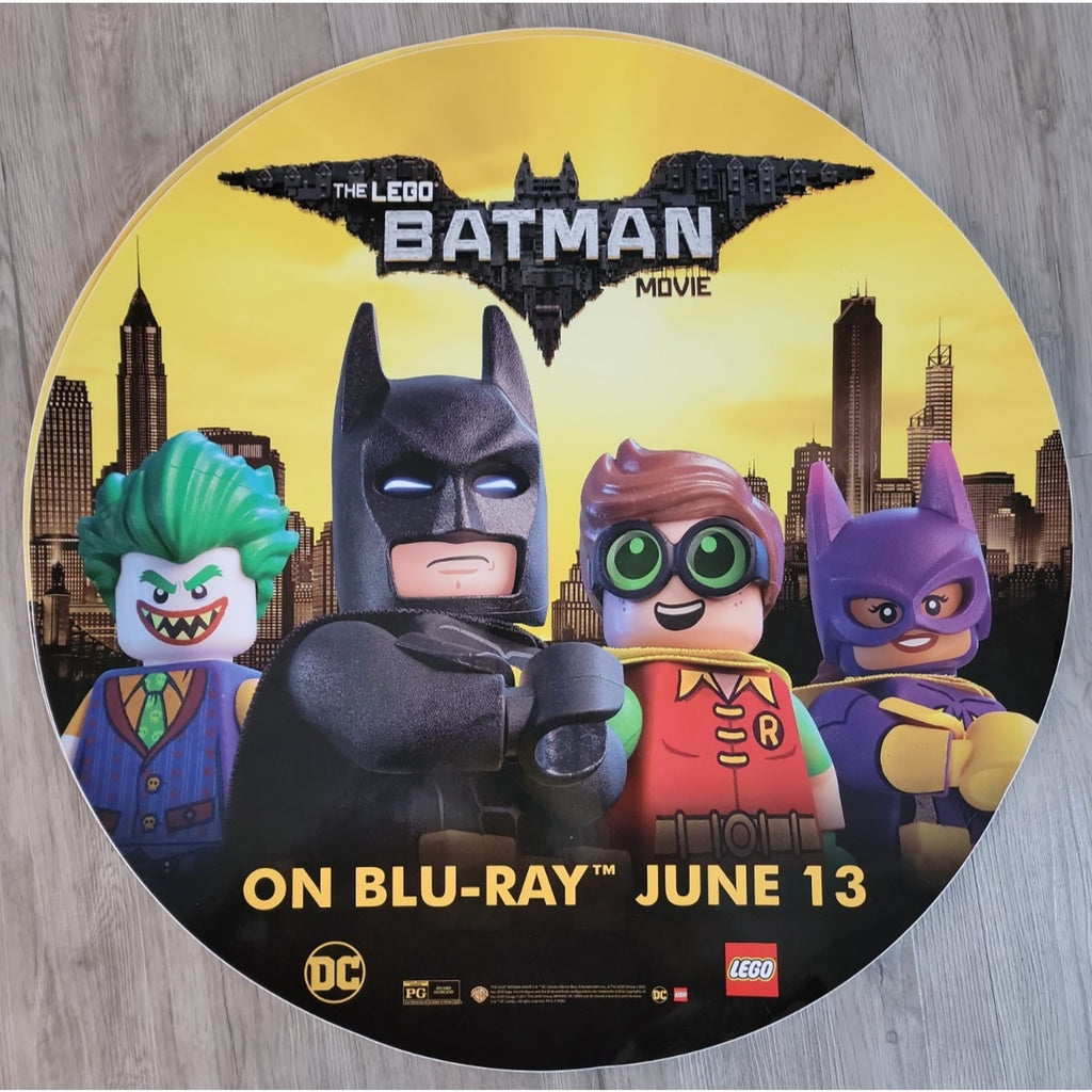 2017 The Lego Batman POP Kit. Standup Cutout & Promo Materials RARE HTF