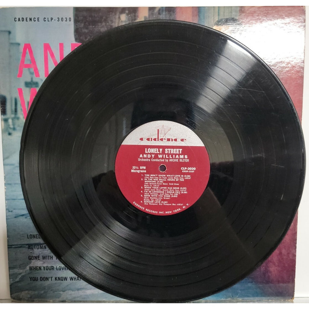 Andy Williams ‎– Lonely Street (Vinyl)