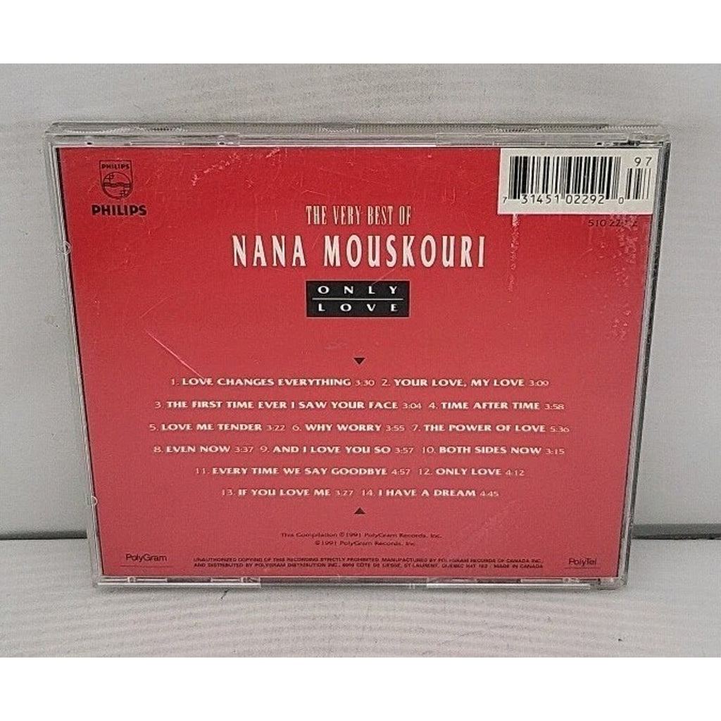 Only Love: Best of by Mouskouri, Nana (CD, 1991)