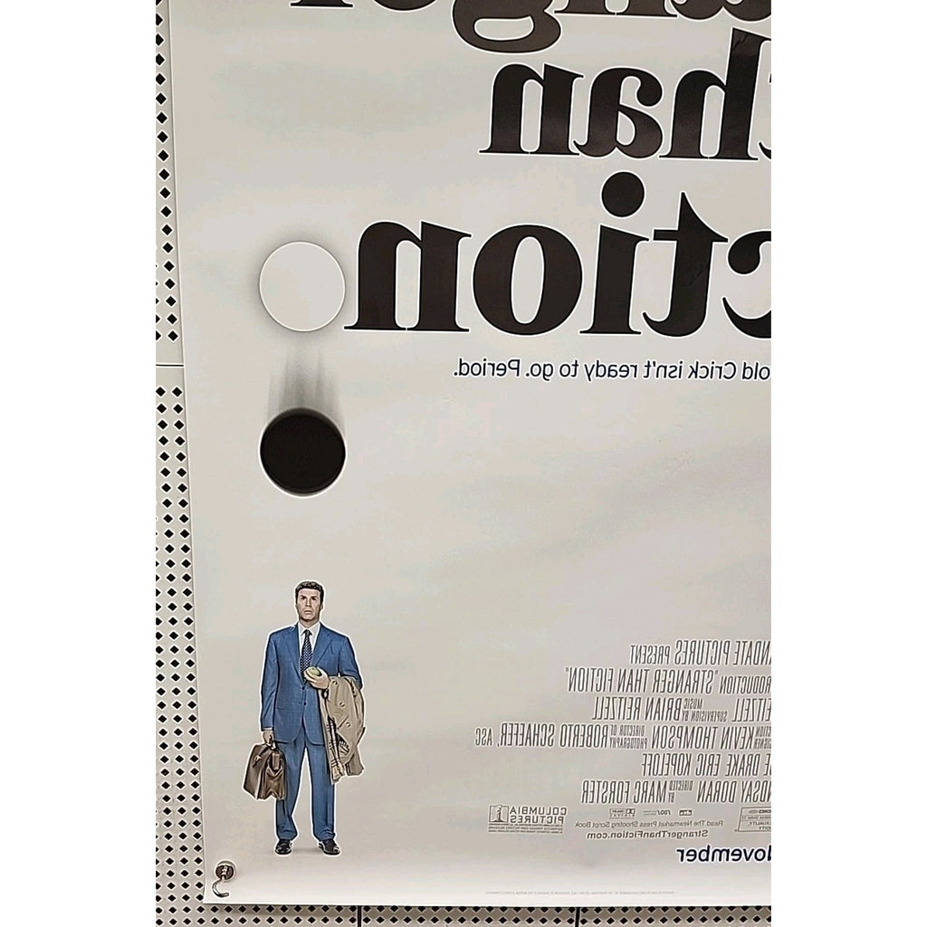 Stranger Than Fiction Movie Poster Original DS 27x40 Advance Style Will Ferrell