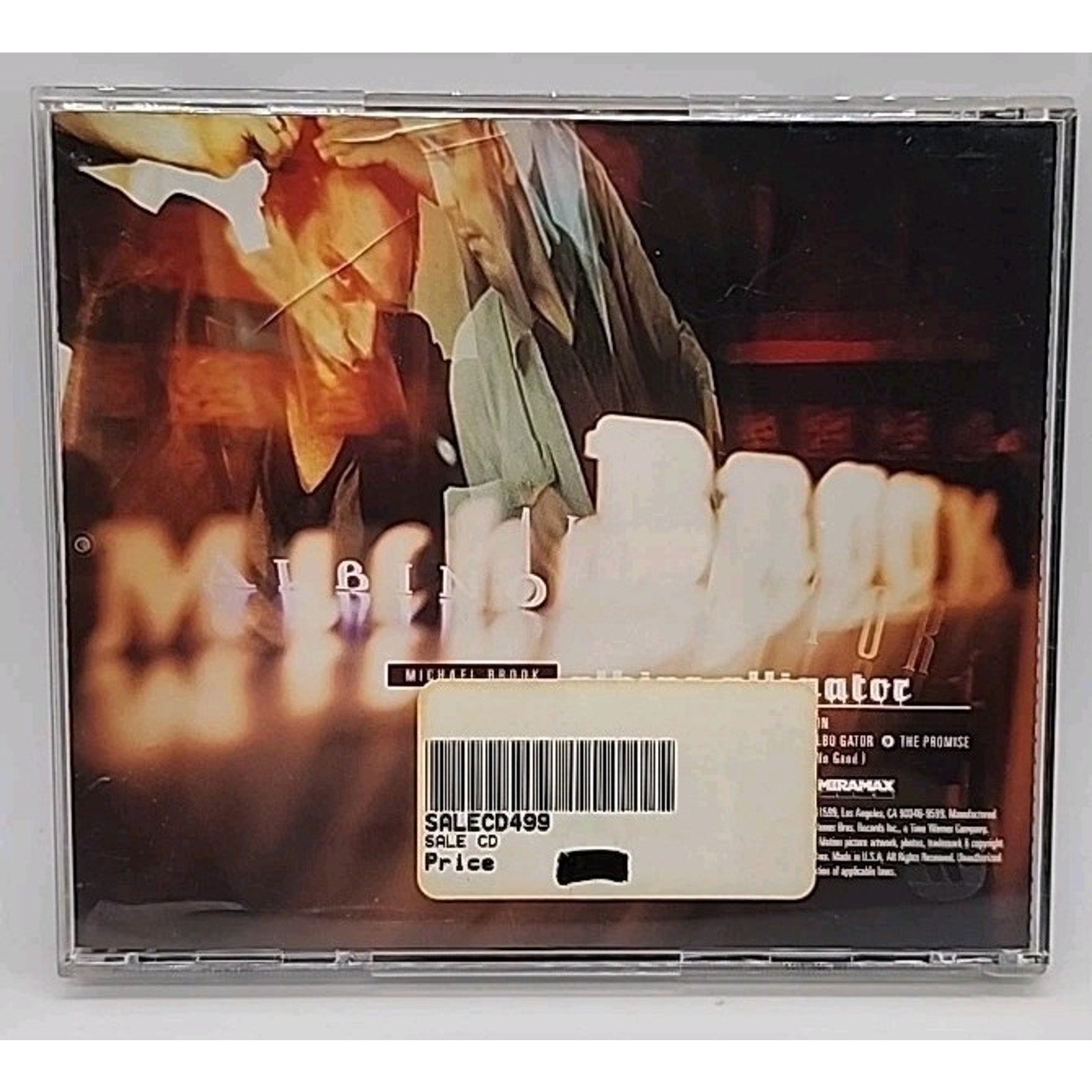 Michael Brook CD Albino Alligator Soundtrack