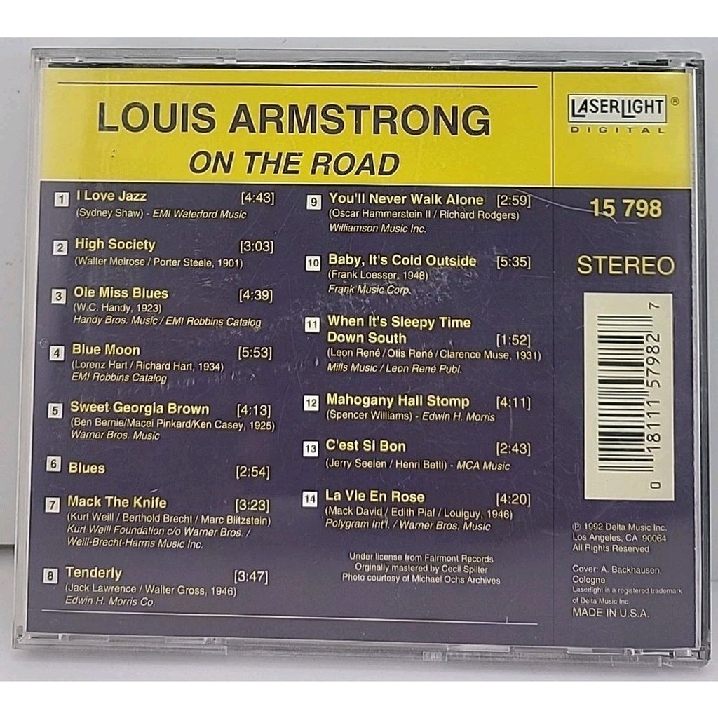 On the Road by Louis Armstrong (CD, 1992)