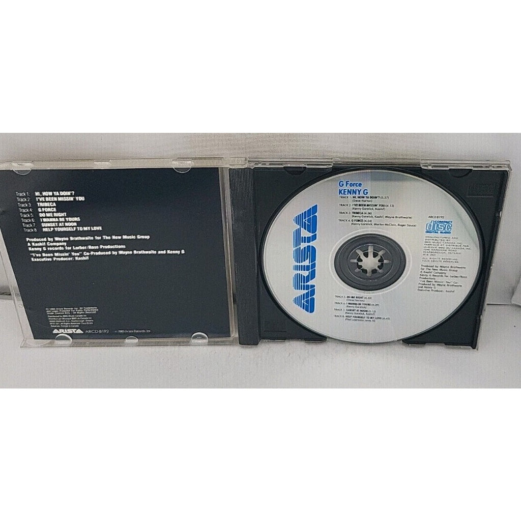 G-Force by Kenny G (CD, 1990)