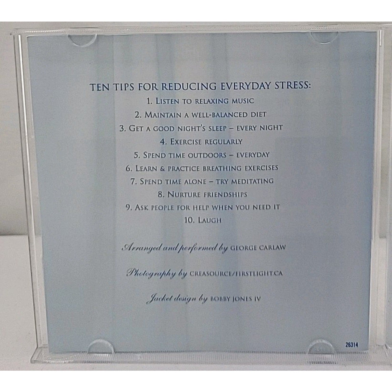 Reflections: Stress Less - CD