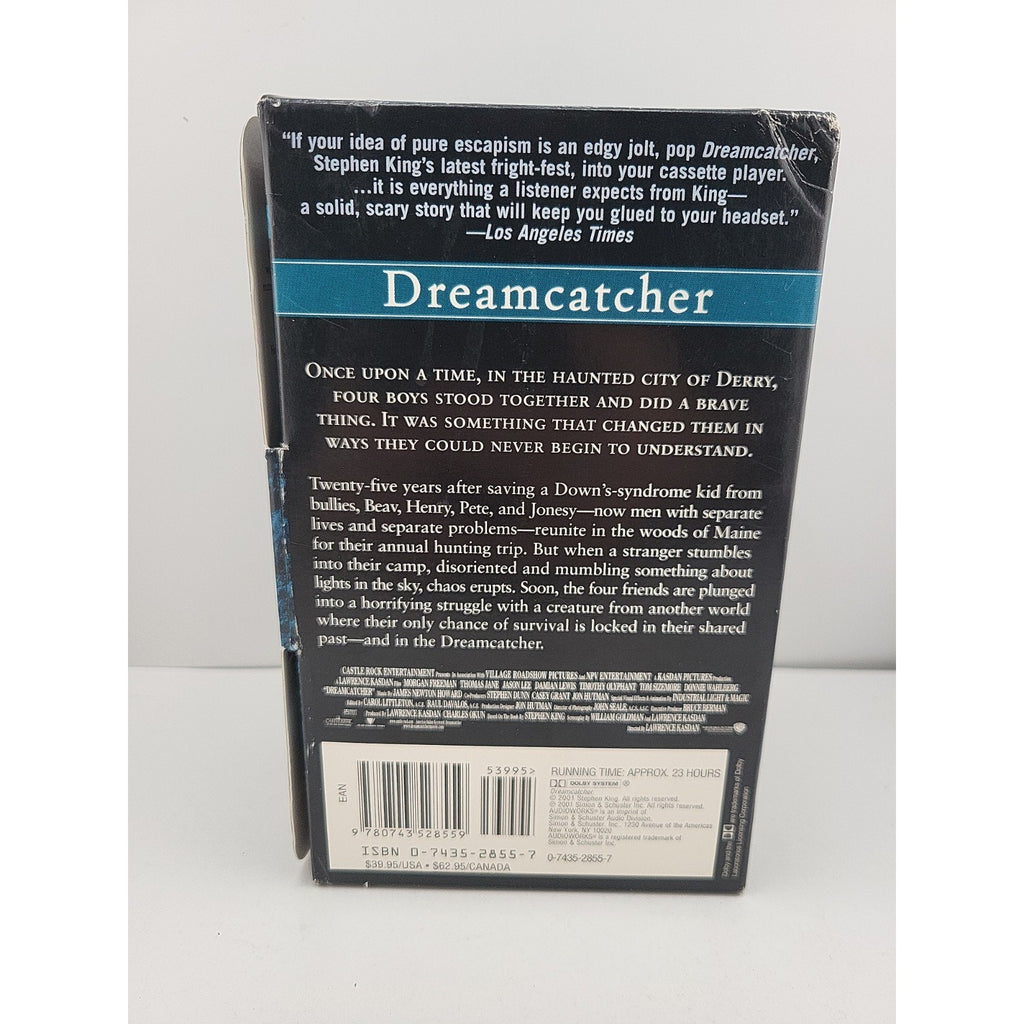 Dreamcatcher by Stephen King (2003, Audio Cassette, Unabridged edition,Movie...