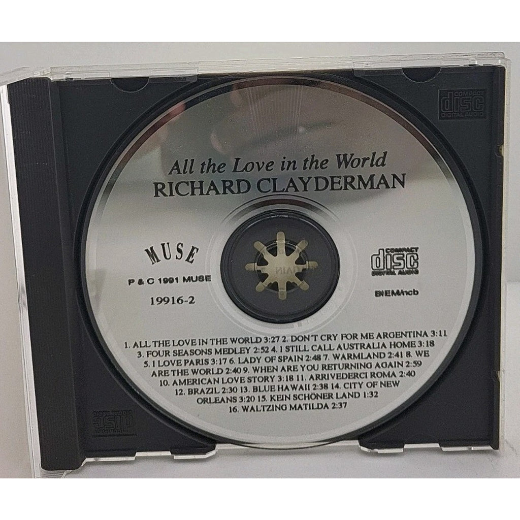 Richard Clayderman All The Love In The World CD