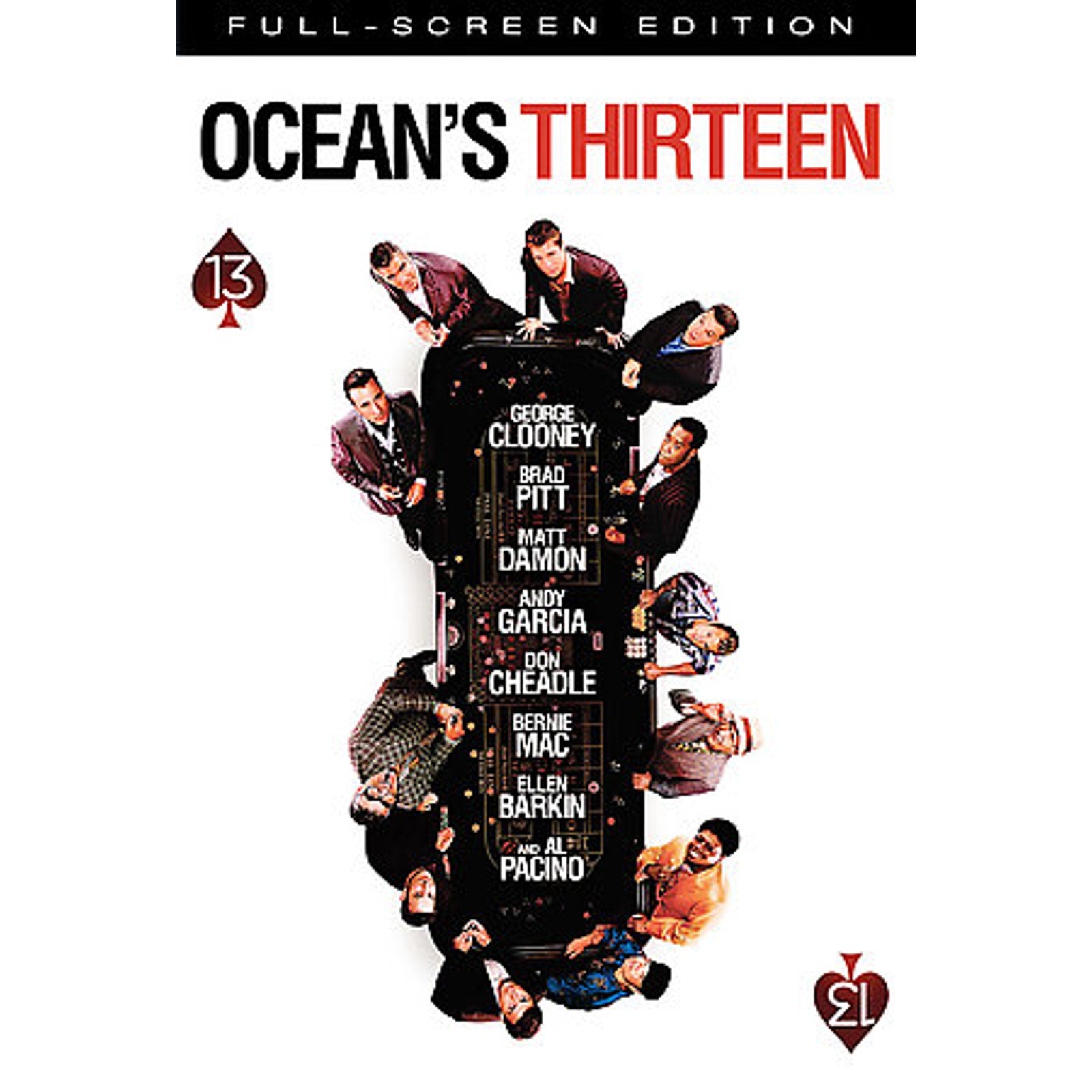 Oceans Thirteen (DVD, 2007, Full Frame)