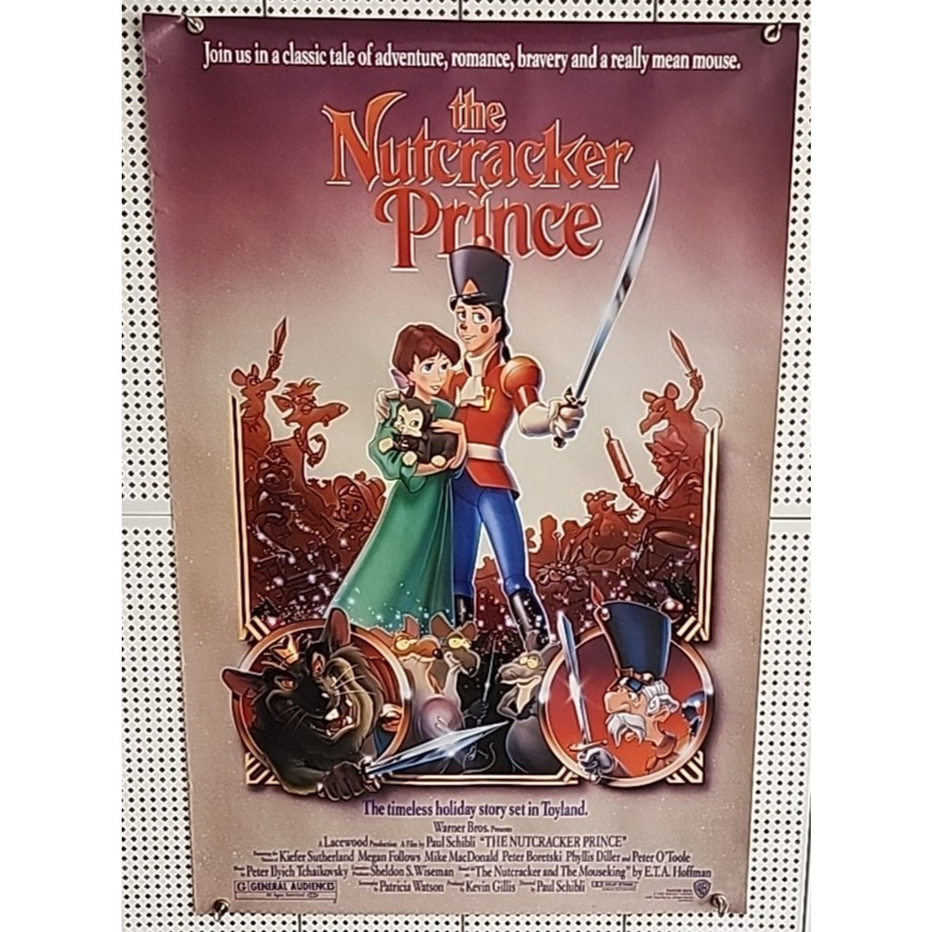 Nutcracker Prince - Original Movie Poster - 27x40 - 1990 Animation , Christmas